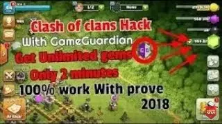 Clash of clan Hack Unlimited with gameguradian in 2018