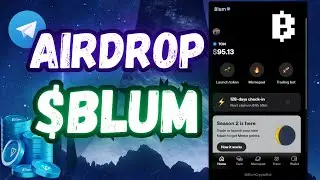 AIRDROP BLUM NO TELEGRAM! APRENDA ABSOLUTAMENTE TUDO SOBRE O AIRDROP! 