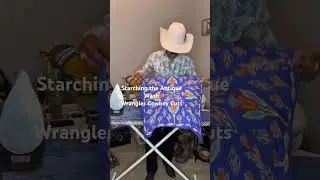 Starching Antique Was Cowboy Cuts  