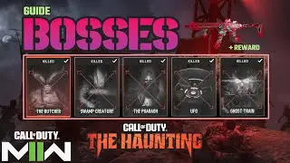THE HAUNTING DMZ & MW2 EVENT // BEATING ALL BOSSES // BLOODY MESS REWARD