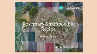 Rosemary Solid Shampoo Bar With SCI Stimulating Shampoo