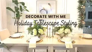 Decorate with Me| Holiday Tablescape Styling|Goodpick