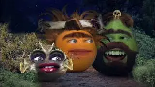 Annoying Orange HFA - When Fruit Ruled The Earth! Grapefruit Explode! Has A Sparta Madhouse V3 Remix