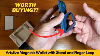 ArtsEvo Magnetic Wallet with Stand and Finger Loop | Worth Buying?