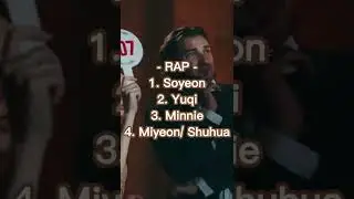 (G)I-DLE RANKING IN DIFFERENT CATGORIES 