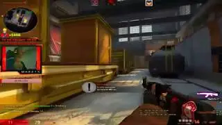 CS:GO - BaZz1k - 1vs5 clutch (faceit 10lvl)