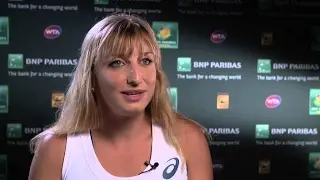 BNP Paribas Open: Timea Bacsinszky Discusses Her Win Against Genie Bouchard