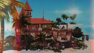 Sulani Beach Vacation Villa 🌊🌴 The Sims 4 | Stop Motion Build (No CC)