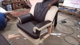 How to Make Sofa Step by step | Import model sofa set making | Sofa/couch making belt/cushion