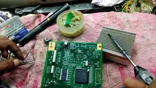 HP 1025/1020 PRINTER'S LOGIC CARD SOCKET REPAIRED