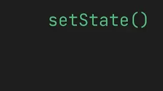 FLUTTER setState() Counter