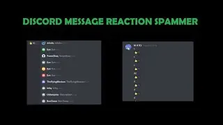 DISCORD MESSAGE REACTOR + MESSAGE ID SCRAPER | Fastest