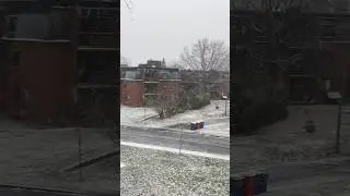 Первый снег в Канаде Монреаль.Программа CUAET