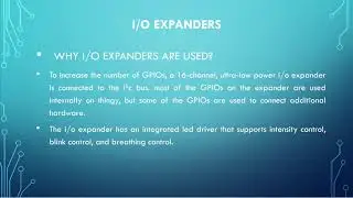 Nordic Thingy On Board Input Output Expander IO Expander