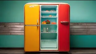 Old Fridge From Soviet Era - Sound