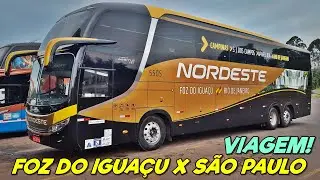 VIAJEI no SEMI LEITO da EXPRESSO NORDESTE! FOZ DO IGUAÇU X SÃO PAULO 