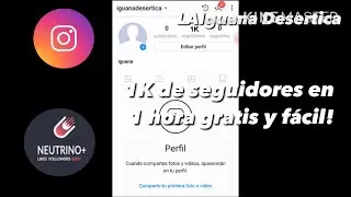 TUTORIAL Como conseguir mas de 1 k de seguidores en instagram!