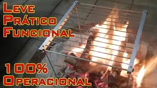 Compre e veja como usar a #Grelha de #Churrasco desmontável