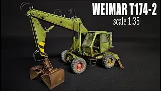 Weimar T174-2 excavator from Balaton Models scale1:35 for my new diorama