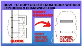 Copy object from  block in autocad