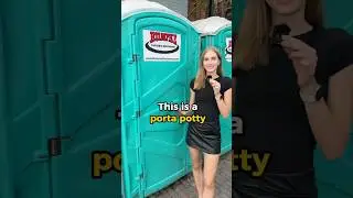 Bathroom 🛁 , restroom 🚽, porta potty 🚻 and….. #ariannitalagringa #funnyenglish #english #gringa