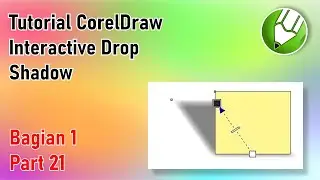 Interactive Drop Shadow | Tutorial CorelDraw Bagian 1 Part 21