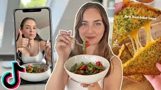 We eat ONLY viral TIKTOK FOOD TRENDS 24 hours a day🍜
