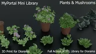 MyPortal Mini Library - 3D Print for Diorama