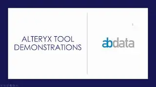 Alteryx Dynamic Rename Tool Demonstration