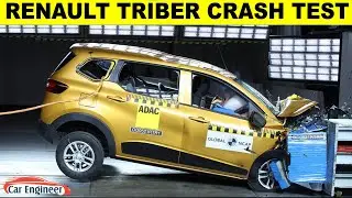 Renault Triber Crash Test 2021 | Global NCAP Triber Crash Test Result ⭐⭐⭐⭐ | Car Engineer |