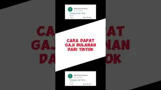 Gaji bulanan dari Tiktok || Series 