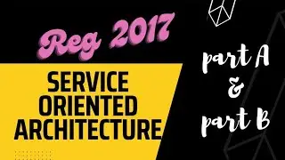 How to pass in Service oriented architecture regulation 2017 in Anna university