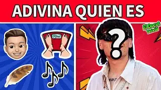 Adivina el Cantante con Emojis 🎙️🤪🗣️ Especial Música / Peso Pluma / Bad Bunny / Karol G