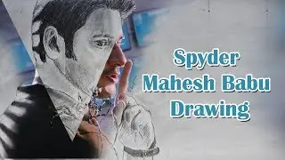 spyder mahesh babu pencil drawing