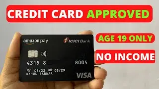 Amazon Pay ICICI Credit Card Unboxing Without Income PROOF | Lifetime FREE Credit Card 2023