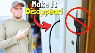 How To Hide Any Electrical Plug! Close The Gap Between The Wall and Furniture