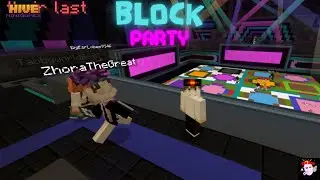 Playing BLOCK PARTY On The MINECRAFT HIVE!...