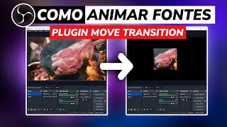 Como animar fontes no OBS Studio | Move Transition OBS Studio Tutorial