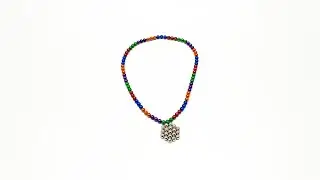 DIY - How To Make A Sparkling Necklace  With Magnetic Balls