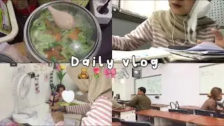 Daily Vlog🧸🌷🖇|| cooking, uni life, study