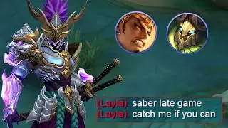 SABER VS TANKY HEROES AND TRASHTALKER…