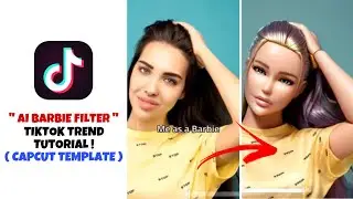 Ai barbie filter capcut template | barbie filter tiktok | barbie filter tiktok trend tutorial