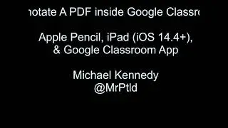 Annotate from GoogleClassroom