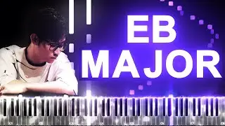 Dj Reed - Eb Major | Synthesia Piano Tutorial