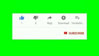Green screen subscribe 12