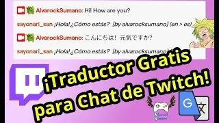 Traductor para Chat de Twitch en todos los idiomas! ¡Gratis! 2024 #twitch #traductor #2023 #tutorial