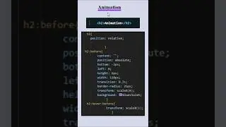 Hover underline Animation in html and css 😱 