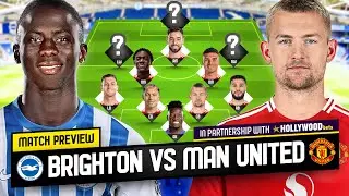 De Ligt Full Debut! Zirkzee To Start?! Brighton vs Man United Tactical Preview