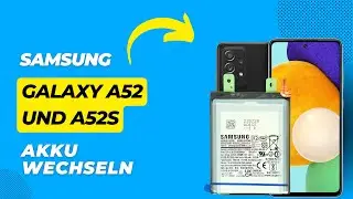 Samsung Galaxy A52 and A52s battery replacement yourself - easy repair