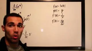 Derivative of e^x Proof (Using Implicit Differentiation)